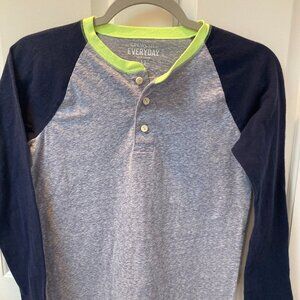 Jcrew Crewcuts Henley Long Sleeve T-shirt Youth
